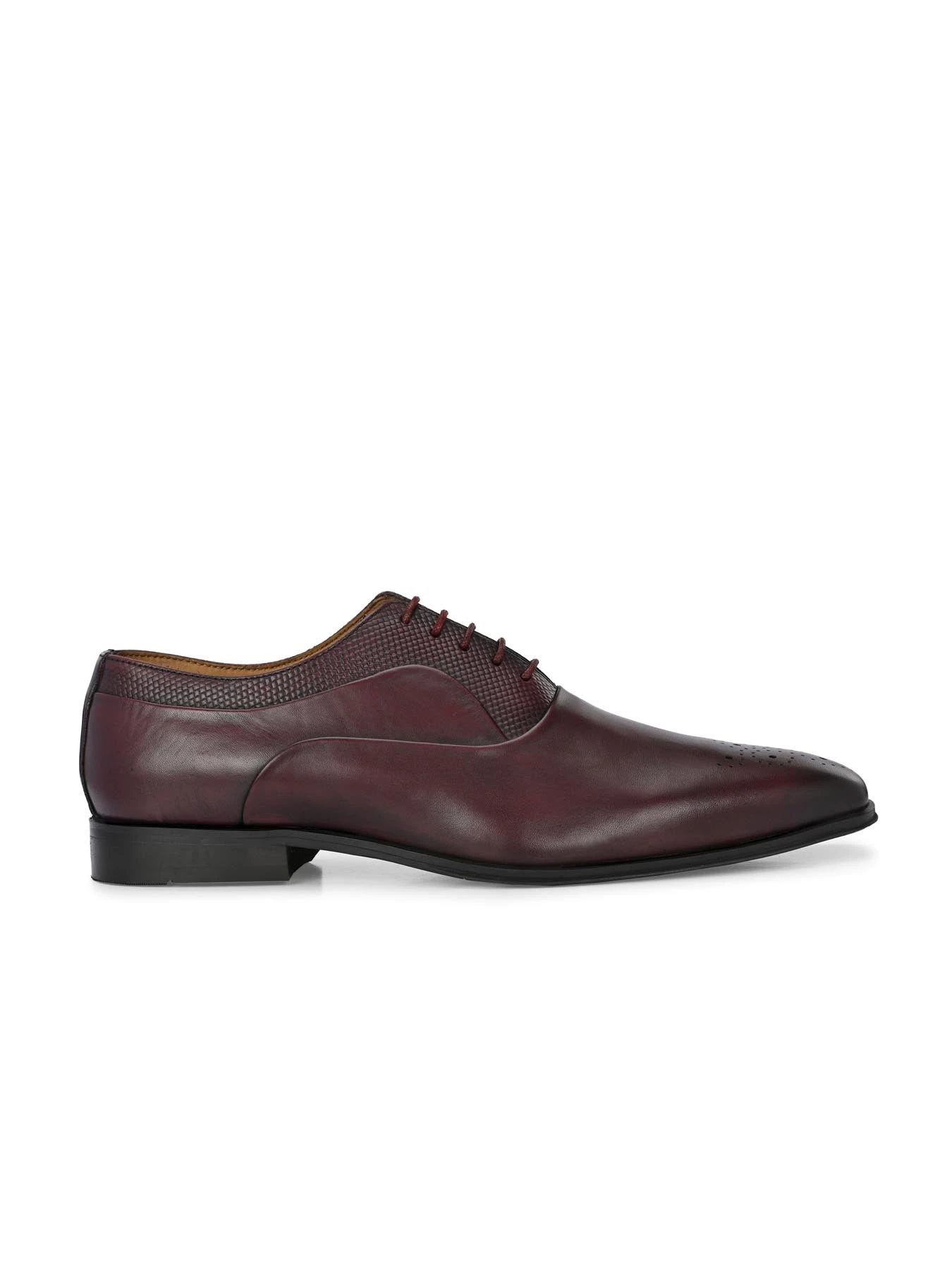 Alberto Torresi Genuine Leather 685 Bordo Office/ Dress Formal Lace Up Shoes 2 Alberto Torresi Genuine Leather 685 Bordo Office/ Dress Formal Lace Up Shoes - Image 2
