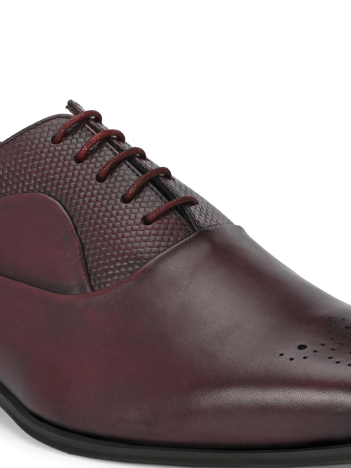 Alberto Torresi Genuine Leather 685 Bordo Office/ Dress Formal Lace Up Shoes 8 Alberto Torresi Genuine Leather 685 Bordo Office/ Dress Formal Lace Up Shoes - Image 8