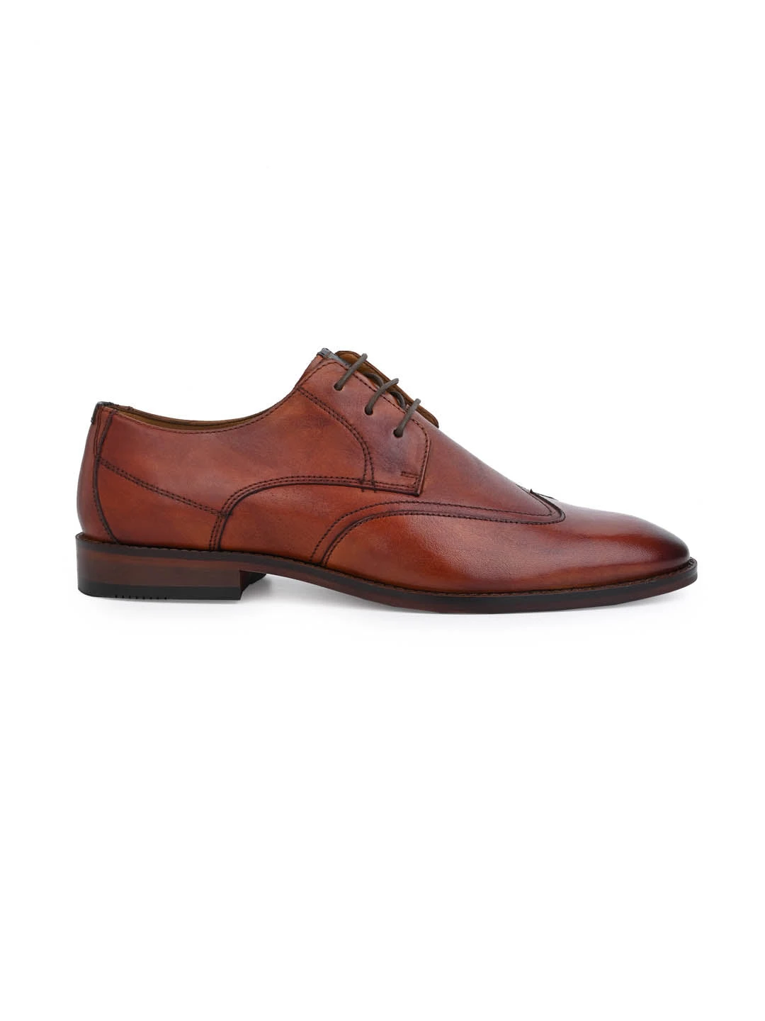 Alberto Torresi Genuine Leather Tan Formal Derby Shoes 4 Alberto Torresi Genuine Leather Tan Formal Derby Shoes - Image 4