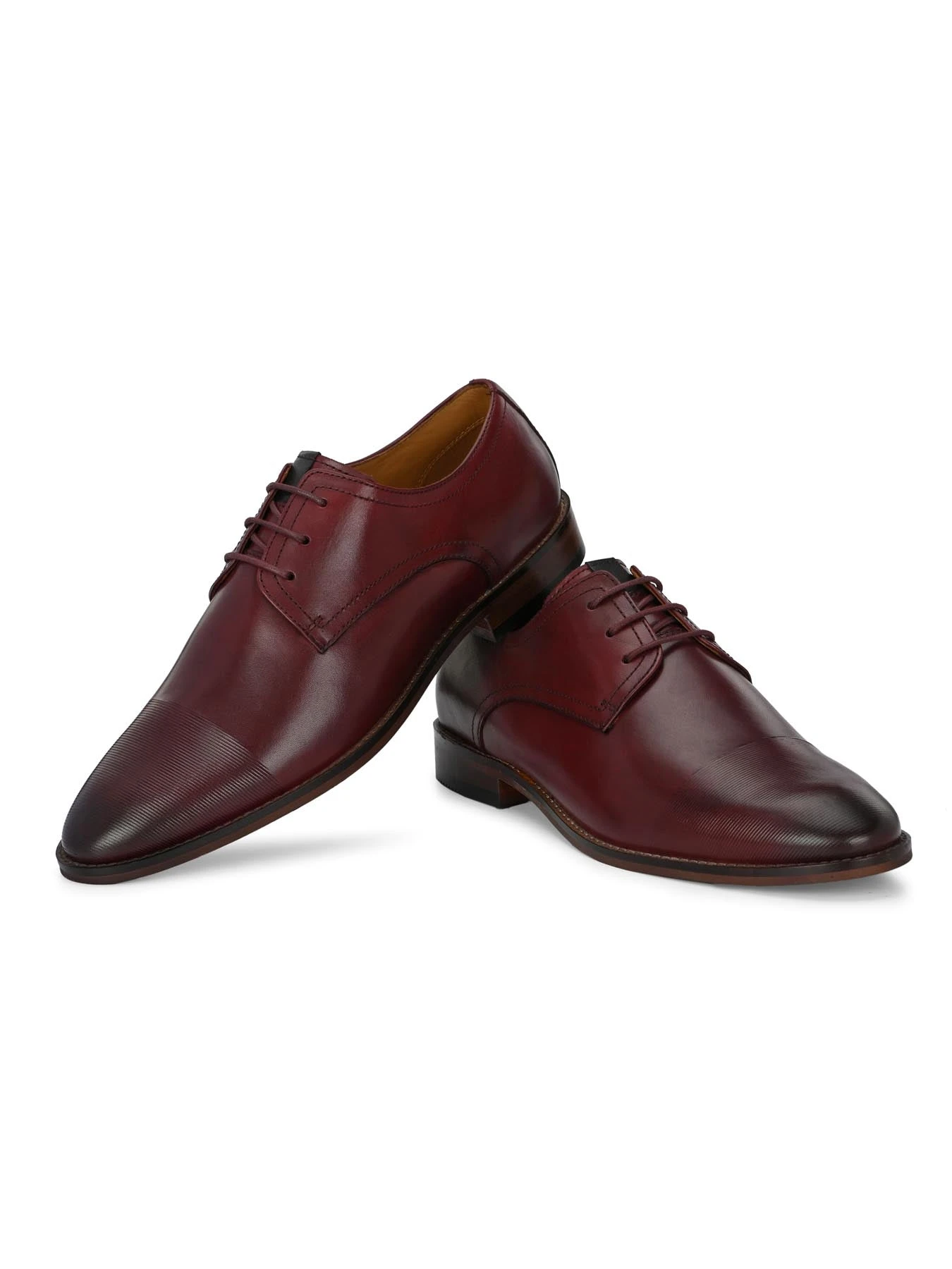 Alberto Torresi Genuine Leather 690 Black Bordo Formal Lace Up Shoe 5 Alberto Torresi Genuine Leather 690 Black Bordo Formal Lace Up Shoe - Image 5