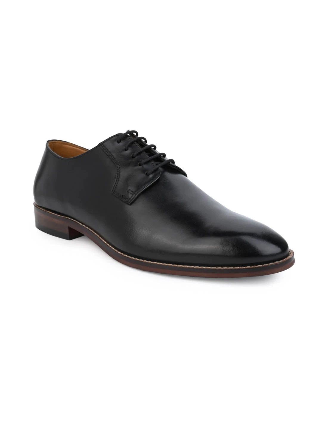 Alberto Torresi Genuine Leather Black Formal Derby Shoes 2 Alberto Torresi Genuine Leather Black Formal Derby Shoes - Image 2