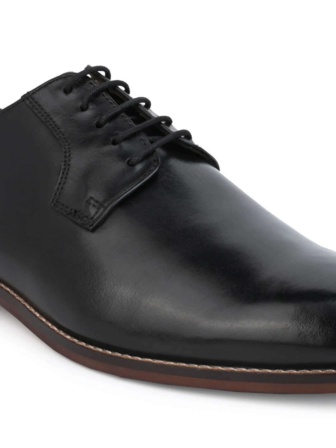 Alberto Torresi Genuine Leather Black Formal Derby Shoes 8 Alberto Torresi Genuine Leather Black Formal Derby Shoes - Image 8