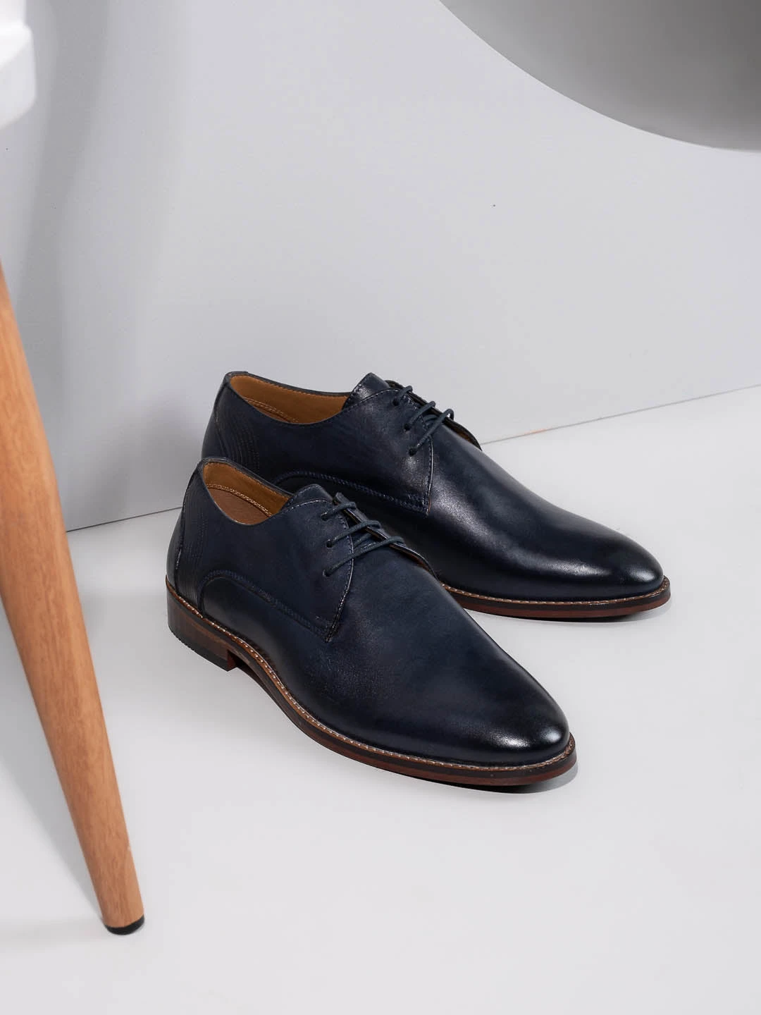 Alberto Torresi Genuine Leather Blue Formal Derby Shoes 1 Alberto Torresi Genuine Leather Blue Formal Derby Shoes