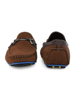 Alberto Torresi Trendy Silicon Multi Coloured Anti Slip Vibrant BrownLoafer -Urban Shoes Store 88715 BROWN N 5