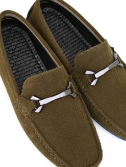 Alberto Torresi Trendy Silicon Multi Coloured Anti Slip SoleVibrantOlive Loafer -Urban Shoes Store 88715 OLIVE 7