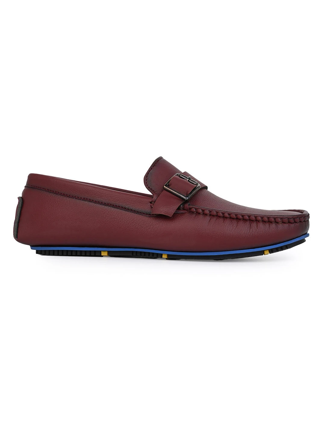 Alberto Torresi Trendy Silicon Muti Coloured Anti Slip Sole Bordo Monk Loafer 4 Alberto Torresi Trendy Silicon Muti Coloured Anti Slip Sole Bordo Monk Loafer - Image 4