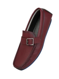 Alberto Torresi Trendy Silicon Muti Coloured Anti Slip Sole Bordo Monk Loafer 12 Alberto Torresi Trendy Silicon Muti Coloured Anti Slip Sole Bordo Monk Loafer -Urban Shoes Store 88716 BORDO 4