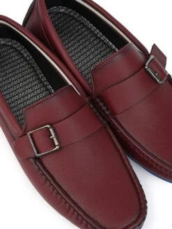 Alberto Torresi Trendy Silicon Muti Coloured Anti Slip Sole Bordo Monk Loafer 15 Alberto Torresi Trendy Silicon Muti Coloured Anti Slip Sole Bordo Monk Loafer -Urban Shoes Store 88716 BORDO 7