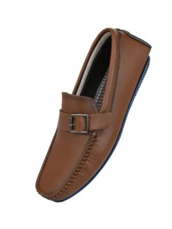 Alberto Torresi Trendy Silicon Multi Coloured Anti Slip Sole Tan Monk Loafer -Urban Shoes Store 88716 TAN N 4