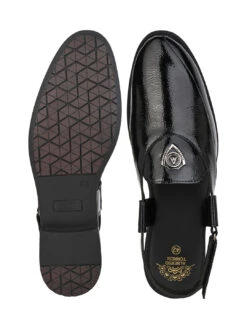 Alberto Torresi Black Patent Crinkle Peshawari Sandal With Padded Insole -Urban Shoes Store 88770 BLACK PATENT 6 ae4d91ef 82cd 4a27 96f4 5cc2dcd9387e