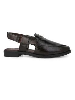 Alberto Torresi Brown Patent Crinkle Peshawari Sandal With Padded Insole -Urban Shoes Store 88770 BROWN PATENT 3 1affb80c 74f3 458b 8922 a1072c4449ce
