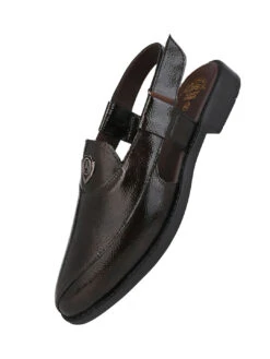 Alberto Torresi Brown Patent Crinkle Peshawari Sandal With Padded Insole -Urban Shoes Store 88770 BROWN PATENT 4 262c1208 02c8 4cec a886 2080d7bb47e0