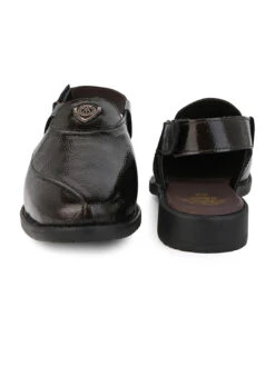 Alberto Torresi Brown Patent Crinkle Peshawari Sandal With Padded Insole -Urban Shoes Store 88770 BROWN PATENT 5 aaa77f47 2e6a 419c baf6 7bf00d9d4ad6