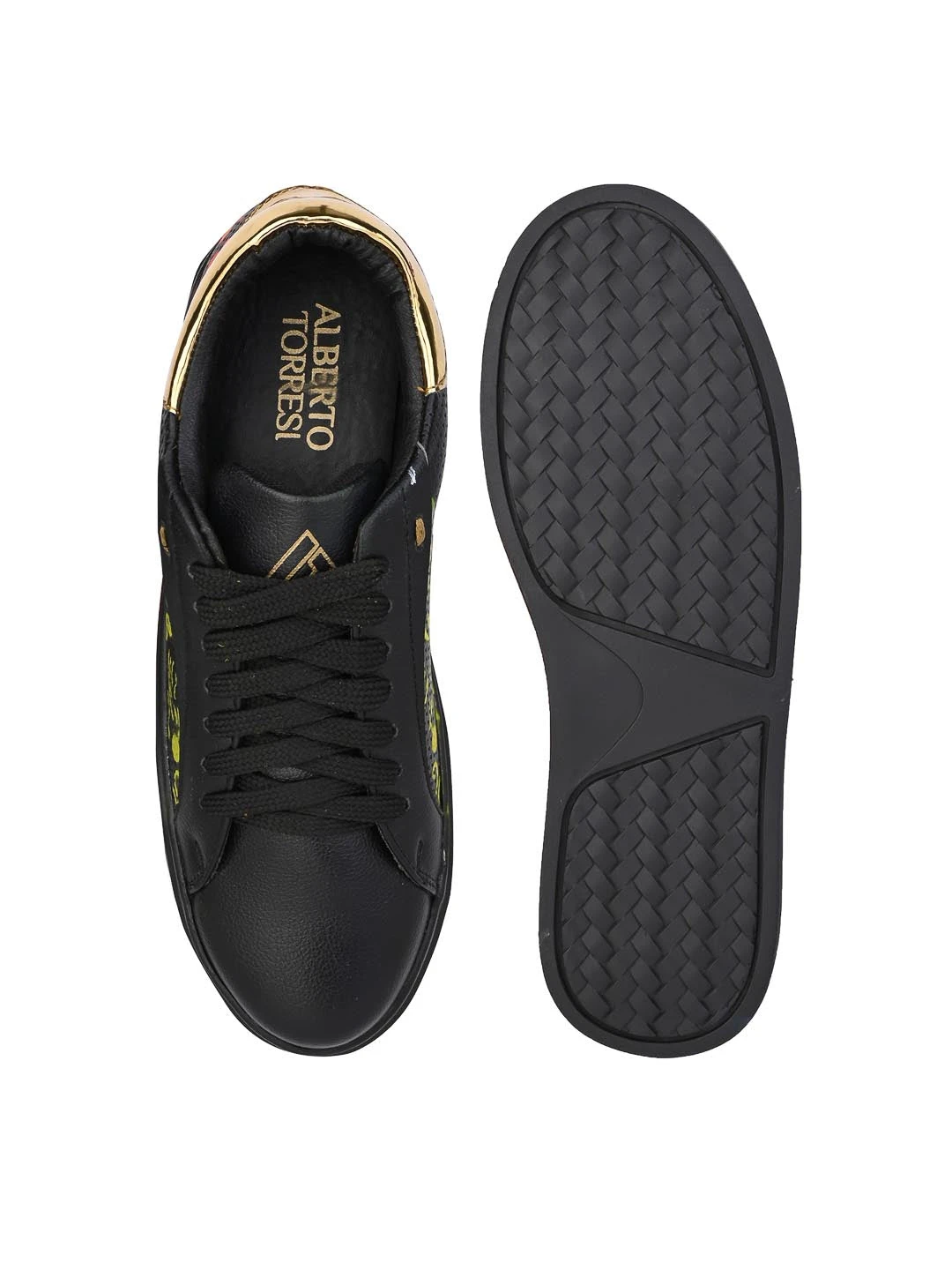 Alberto Torresi Black Lightweight Stylish Sneakers 5 Alberto Torresi Black Lightweight Stylish Sneakers - Image 5