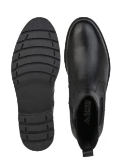 Alberto Torresi Black Mild Leather Ankle Length Boots 14 Alberto Torresi Black Mild Leather Ankle Length Boots -Urban Shoes Store AT 1 88555 BLACK 6