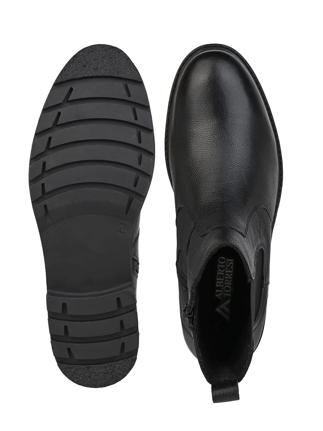 Alberto Torresi Black Mild Leather Ankle Length Boots 7 Alberto Torresi Black Mild Leather Ankle Length Boots - Image 7