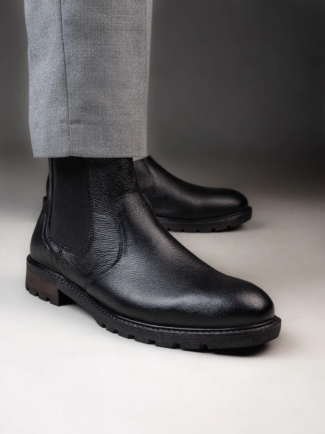 Alberto Torresi Black Mild Leather Ankle Length Boots 1 Alberto Torresi Black Mild Leather Ankle Length Boots