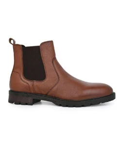 Alberto Torresi Tan Mild Leather Ankle Length Boots 11 Alberto Torresi Tan Mild Leather Ankle Length Boots -Urban Shoes Store AT 1 88555 TAN 3