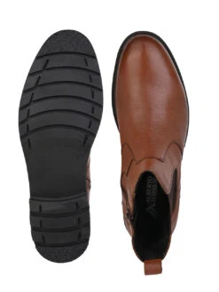 Alberto Torresi Tan Mild Leather Ankle Length Boots 14 Alberto Torresi Tan Mild Leather Ankle Length Boots -Urban Shoes Store AT 1 88555 TAN 6