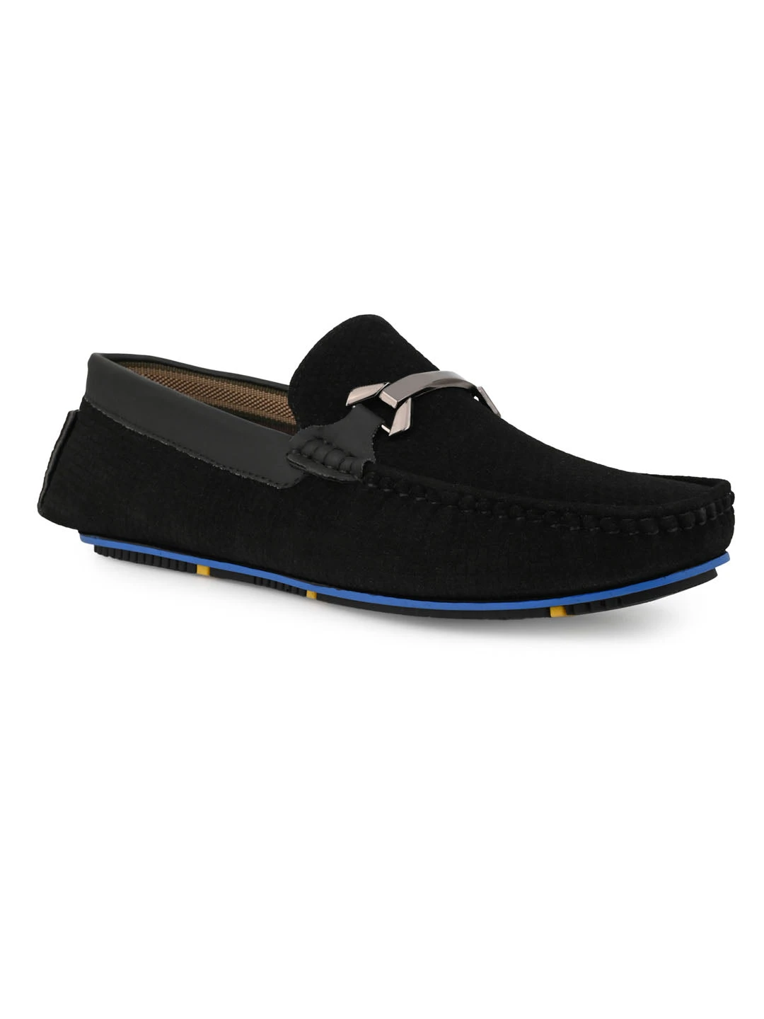 Alberto Torresi Trendy Silicon Multi Coloured Anti Slip Sole Vibrant Black Loafer 2 Alberto Torresi Trendy Silicon Multi Coloured Anti Slip Sole Vibrant Black Loafer - Image 2
