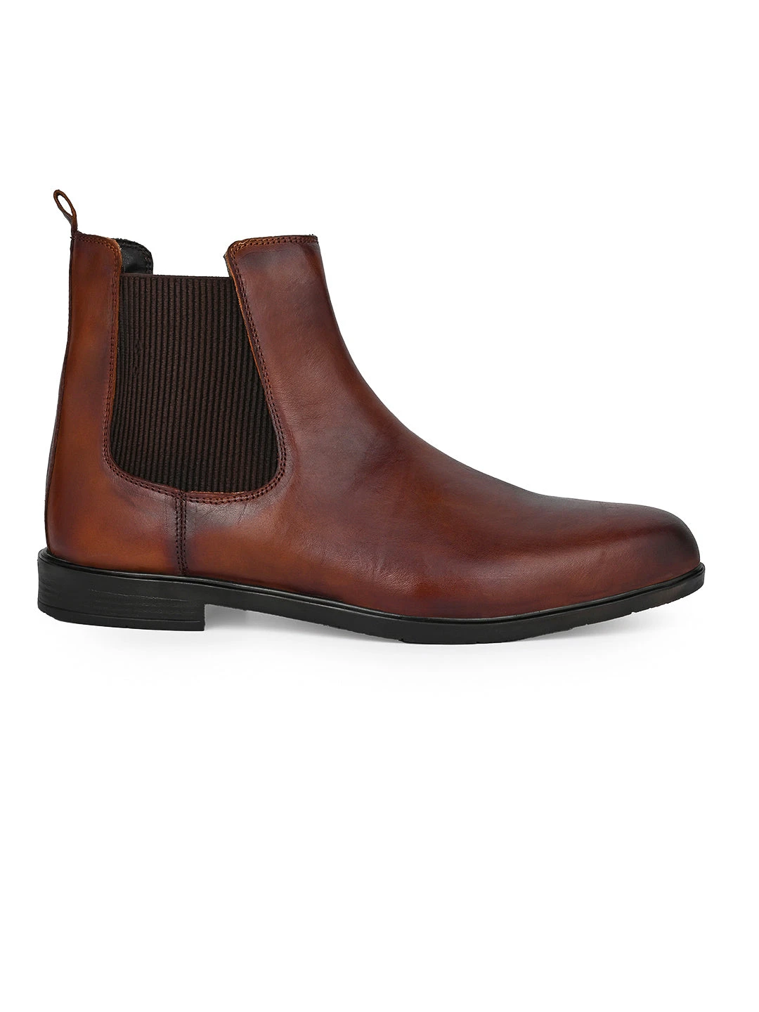 Alberto Torresi Tan Leather Chelsea Boots For Men 3 Alberto Torresi Tan Leather Chelsea Boots For Men - Image 3