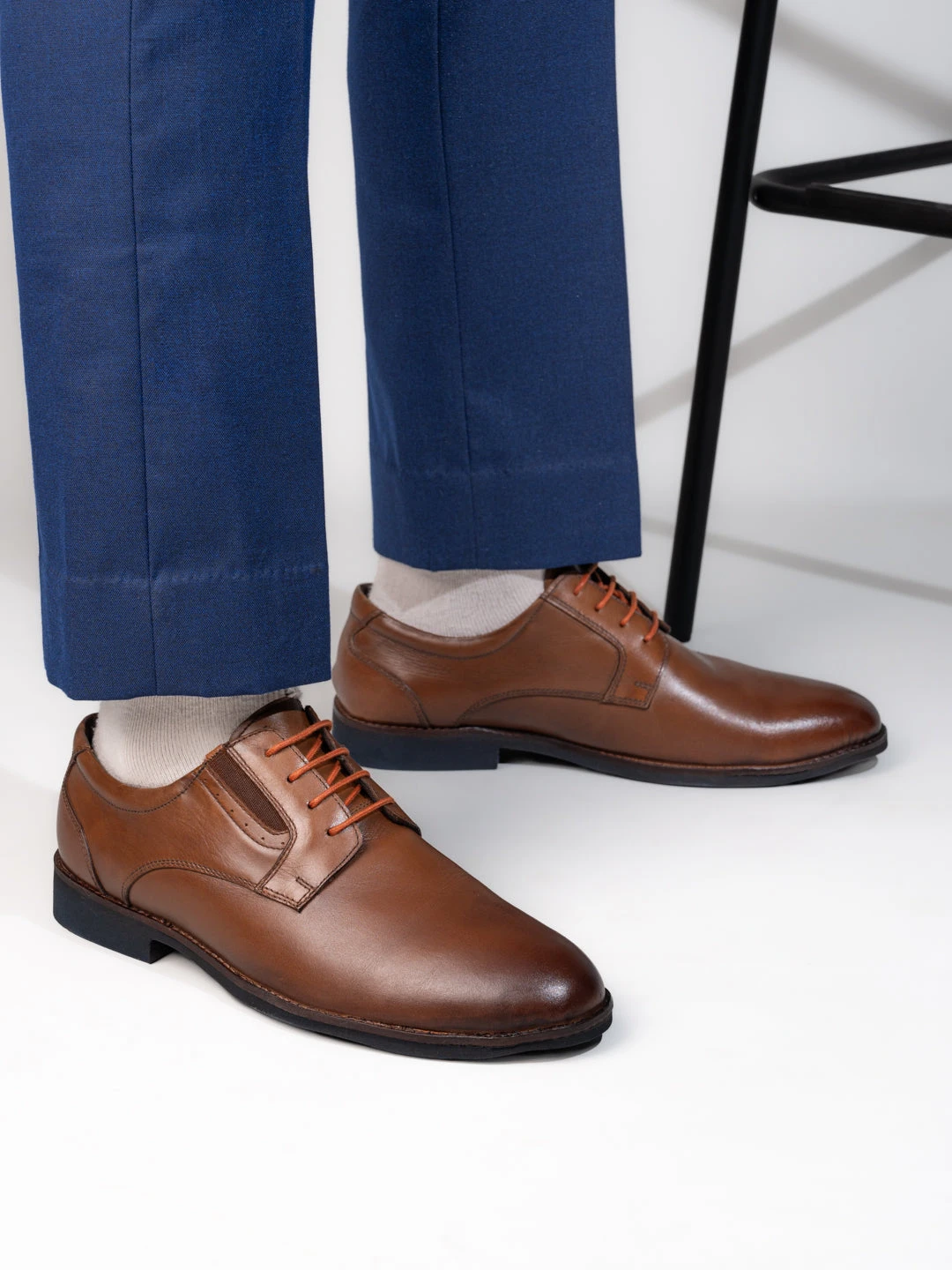 Alberto Torresi Horwik Series Tan Crust Leather Plain Lace-Up 1 Alberto Torresi Horwik Series Tan Crust Leather Plain Lace-Up