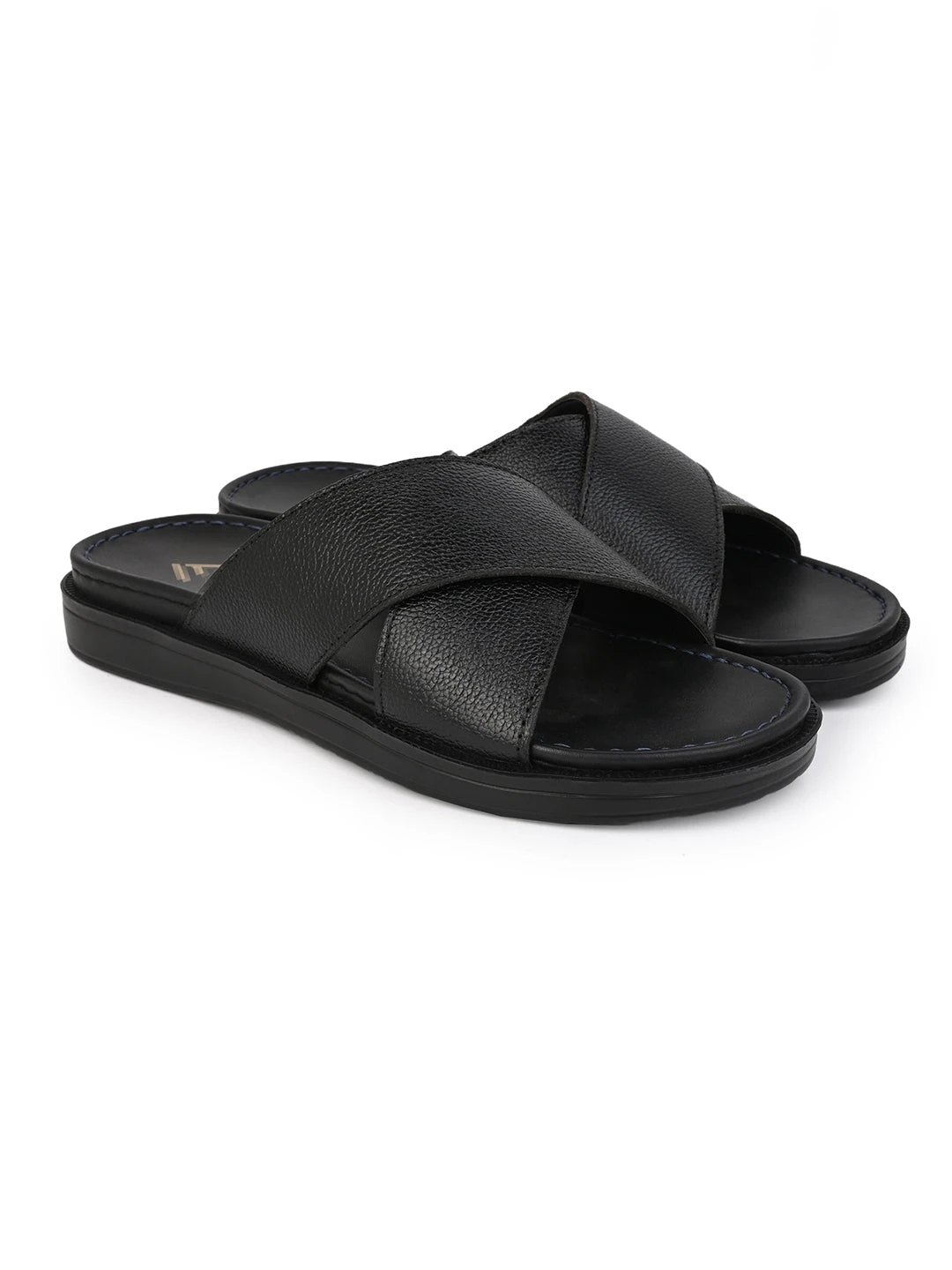 Alberto Torresi Deriko Black Genuine Leather Flats 6 Alberto Torresi Deriko Black Genuine Leather Flats - Image 6
