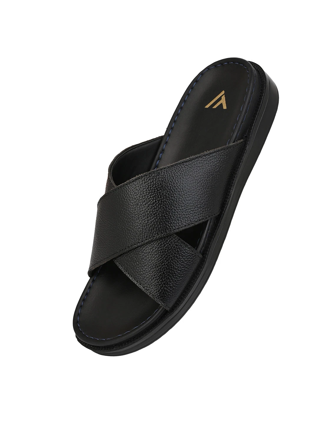 Alberto Torresi Deriko Black Genuine Leather Flats 4 Alberto Torresi Deriko Black Genuine Leather Flats - Image 4