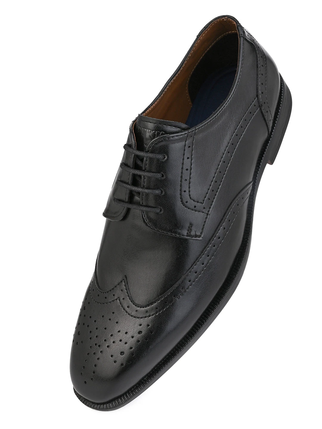 Alberto Torresi Black Formal Brogue Shoes 5 Alberto Torresi Black Formal Brogue Shoes - Image 5