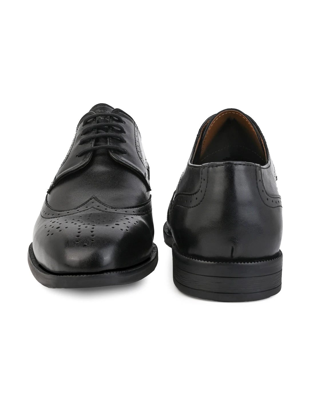 Alberto Torresi Black Formal Brogue Shoes 7 Alberto Torresi Black Formal Brogue Shoes - Image 7