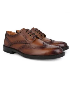 Alberto Torresi Genuine Leather Tan Formal Brogue Shoes 13 Alberto Torresi Genuine Leather Tan Formal Brogue Shoes -Urban Shoes Store DSC 5738 2