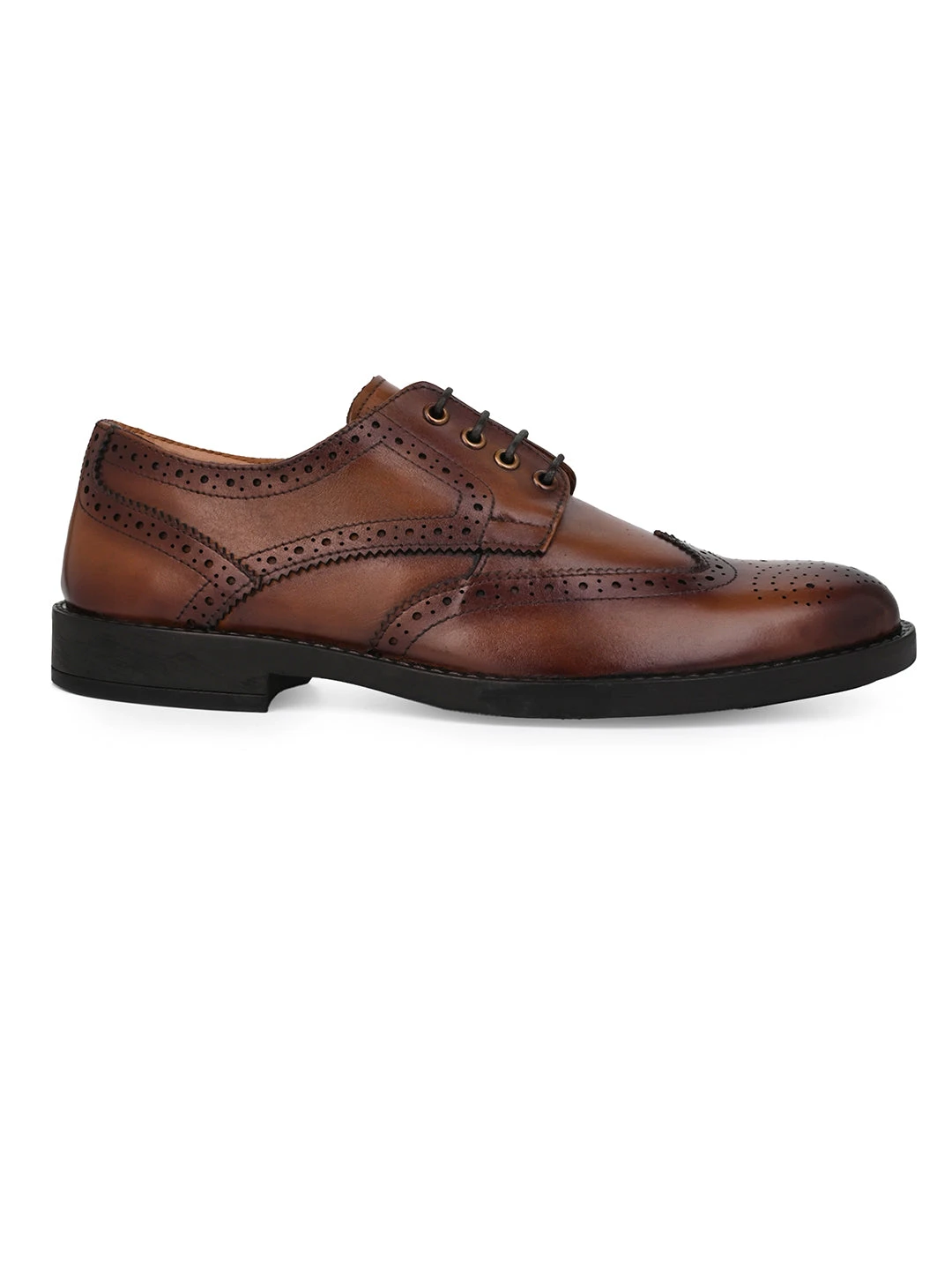 Alberto Torresi Genuine Leather Tan Formal Brogue Shoes 3 Alberto Torresi Genuine Leather Tan Formal Brogue Shoes - Image 3