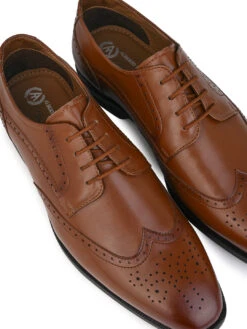 Alberto Torresi Tan Formal Brogue Shoes -Urban Shoes Store DSC 6137