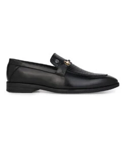 Albertoi Torresi Men's Calabria Black Buckle Slip-Ons -Urban Shoes Store DSC 6153