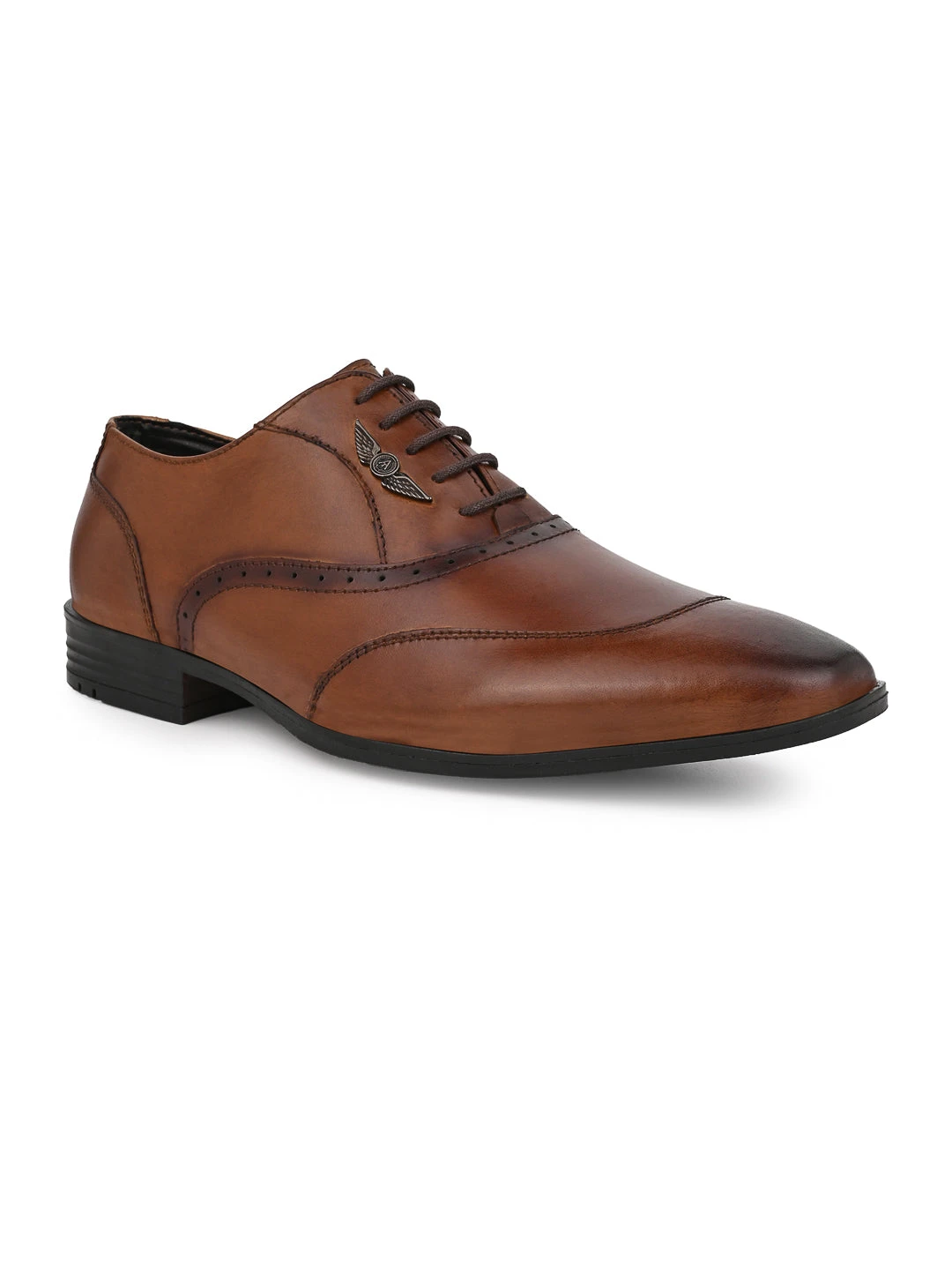 Alberto Torresi Genuine Leather Tan Laceup Formal Shoes Oxford For Men 2 Alberto Torresi Genuine Leather Tan Laceup Formal Shoes Oxford For Men - Image 2