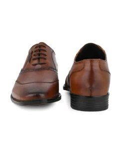 Alberto Torresi Genuine Leather Tan Laceup Formal Shoes Oxford For Men 15 Alberto Torresi Genuine Leather Tan Laceup Formal Shoes Oxford For Men -Urban Shoes Store DSC 6531 2