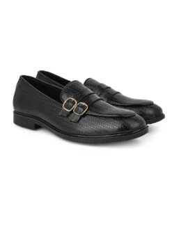 Alberto Torresi Palermo Black Men's Double Monk Strap Shoes -Urban Shoes Store DSC 6713 2