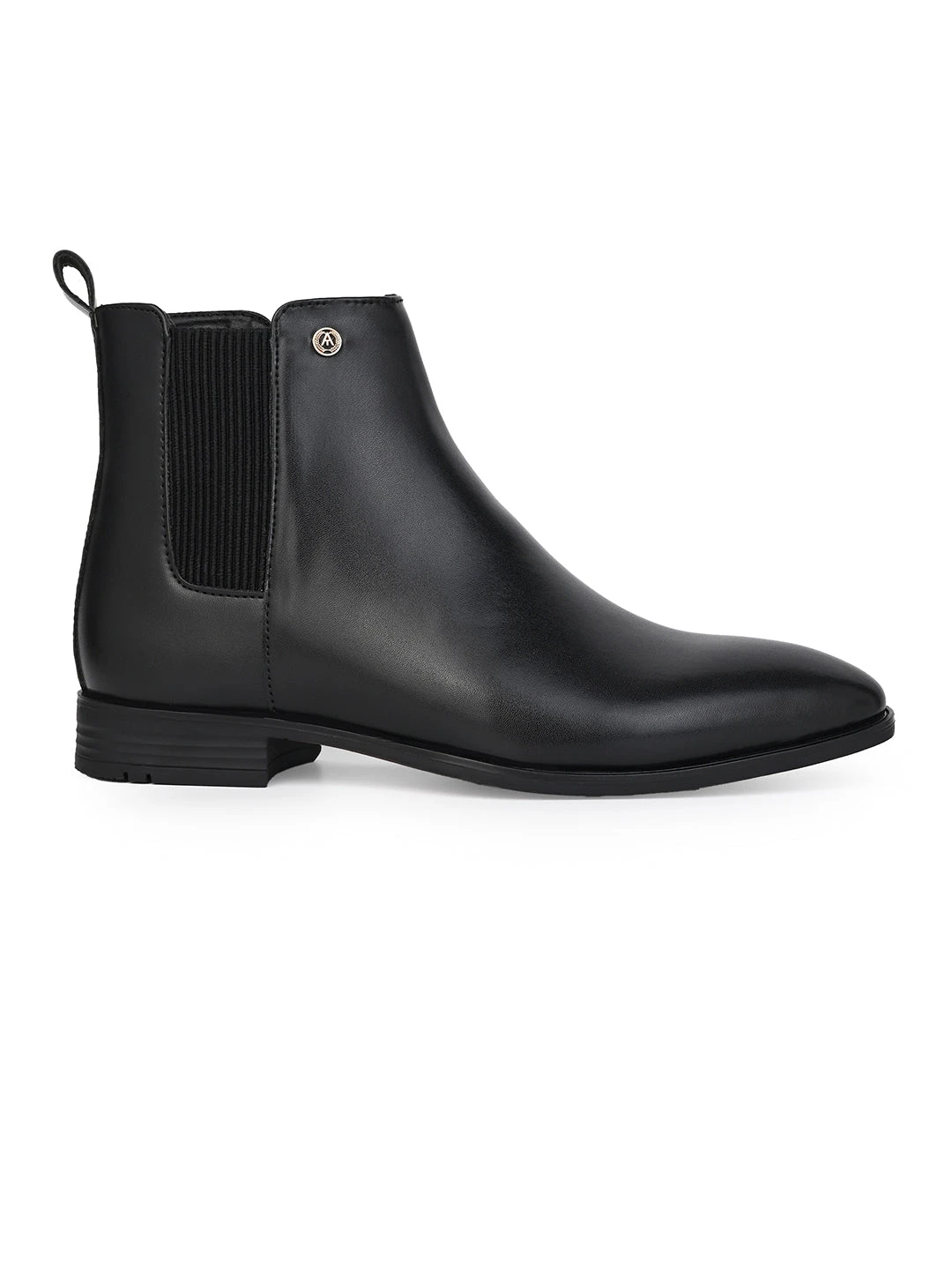Alberto Torresi Synthetic Black Chelsea Boots For Men 3 Alberto Torresi Synthetic Black Chelsea Boots For Men - Image 3