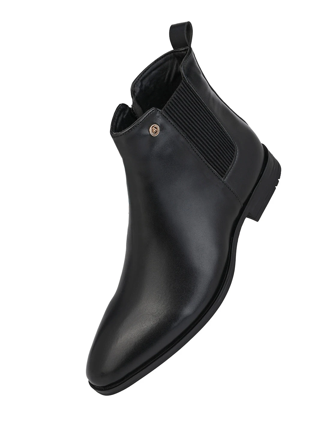 Alberto Torresi Synthetic Black Chelsea Boots For Men 4 Alberto Torresi Synthetic Black Chelsea Boots For Men - Image 4