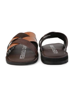 Alberto Torresi 271 Trendy Non Stitched StrapBrown Leather Slippers 12 Alberto Torresi 271 Trendy Non Stitched StrapBrown Leather Slippers -Urban Shoes Store DSC 8405 2