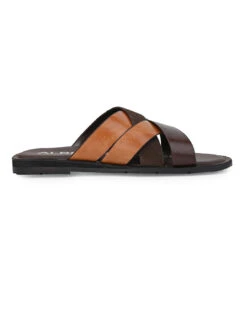 Alberto Torresi 271 Trendy Non Stitched StrapBrown Leather Slippers 9 Alberto Torresi 271 Trendy Non Stitched StrapBrown Leather Slippers -Urban Shoes Store DSC 8411