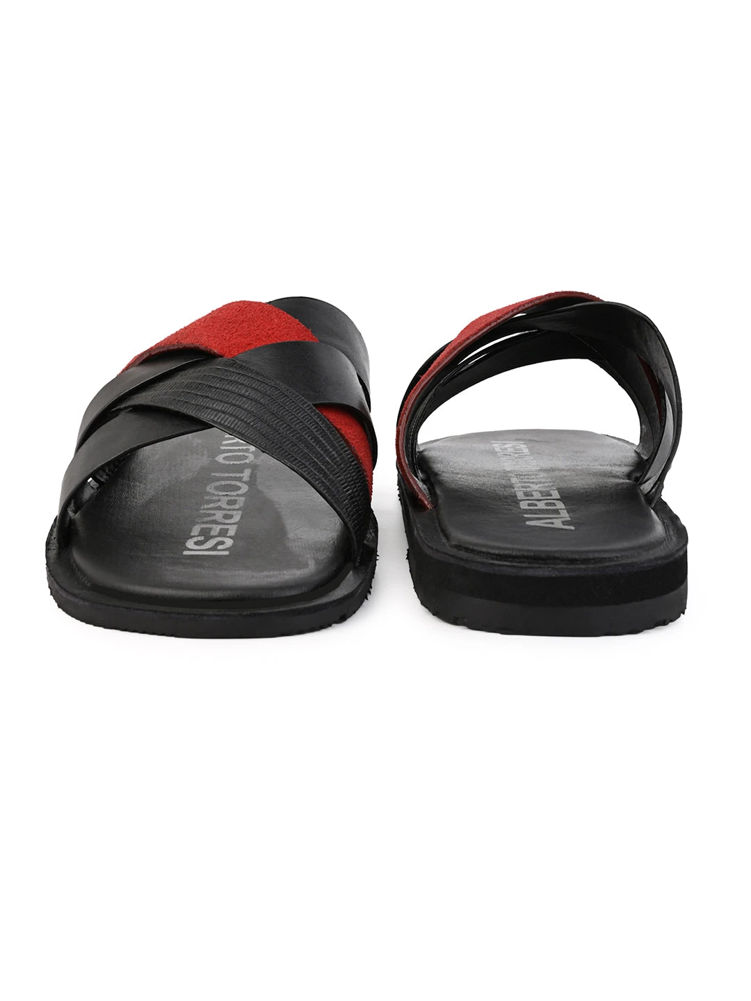 Alberto Torresi 270 Trendy Non Stitched Strap RedLeather Slippers 6 Alberto Torresi 270 Trendy Non Stitched Strap RedLeather Slippers - Image 6