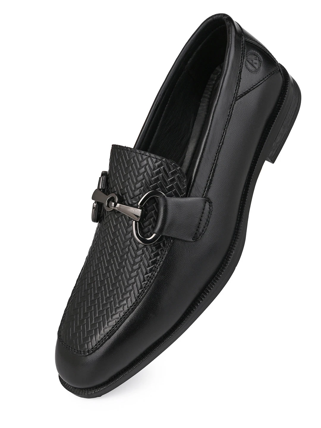 Alberto Torresi Premium Branded Horsebit Formal LeatherLoafer With TPR Sole And Heel Support 6 Alberto Torresi Premium Branded Horsebit Formal LeatherLoafer With TPR Sole And Heel Support - Image 6