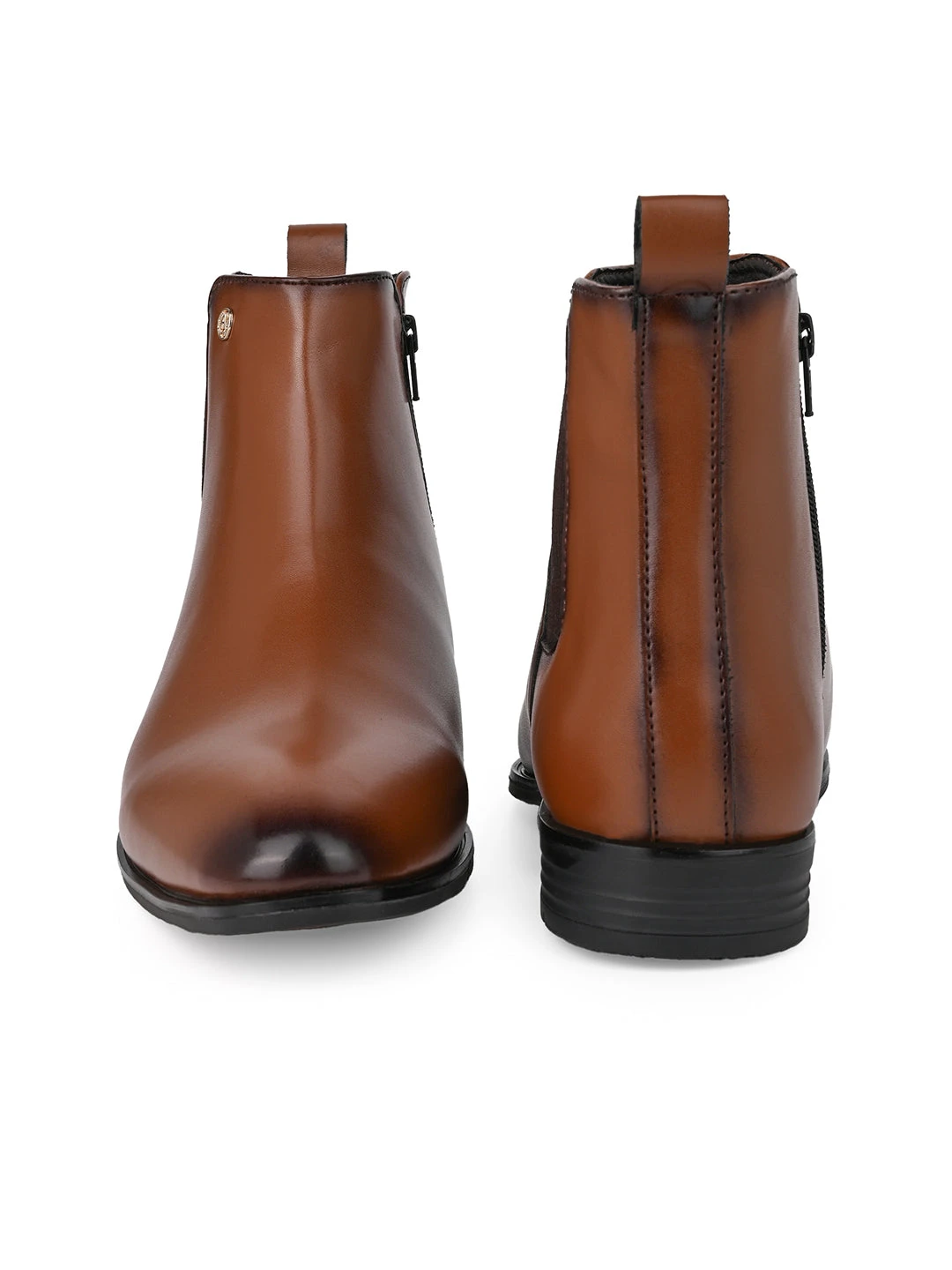 Alberto Torresi Synthetic Tan Chelsea Boots For Men 8 Alberto Torresi Synthetic Tan Chelsea Boots For Men - Image 8