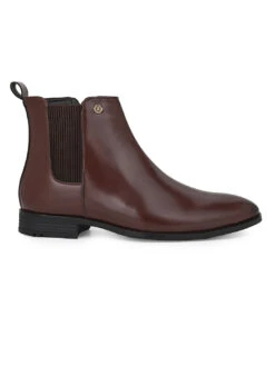Alberto Torresi Synthetic Brown Chelsea Boots For Men -Urban Shoes Store DSC 9486 2