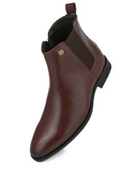 Alberto Torresi Synthetic Brown Chelsea Boots For Men -Urban Shoes Store DSC 9487 2
